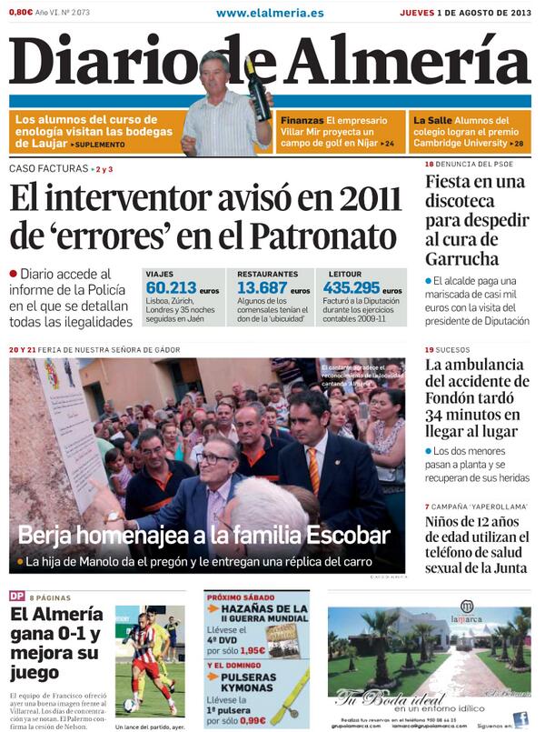 portada diario de almeria
